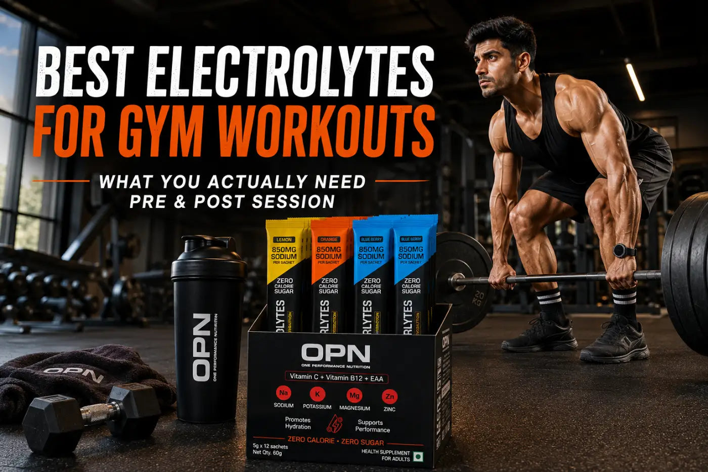 Best Electrolytes for Gym Workouts: What You Actually Need Pre and Post Session