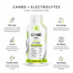 ONE Gel Lemon Lime energy gel pack by One Performance Nutrition