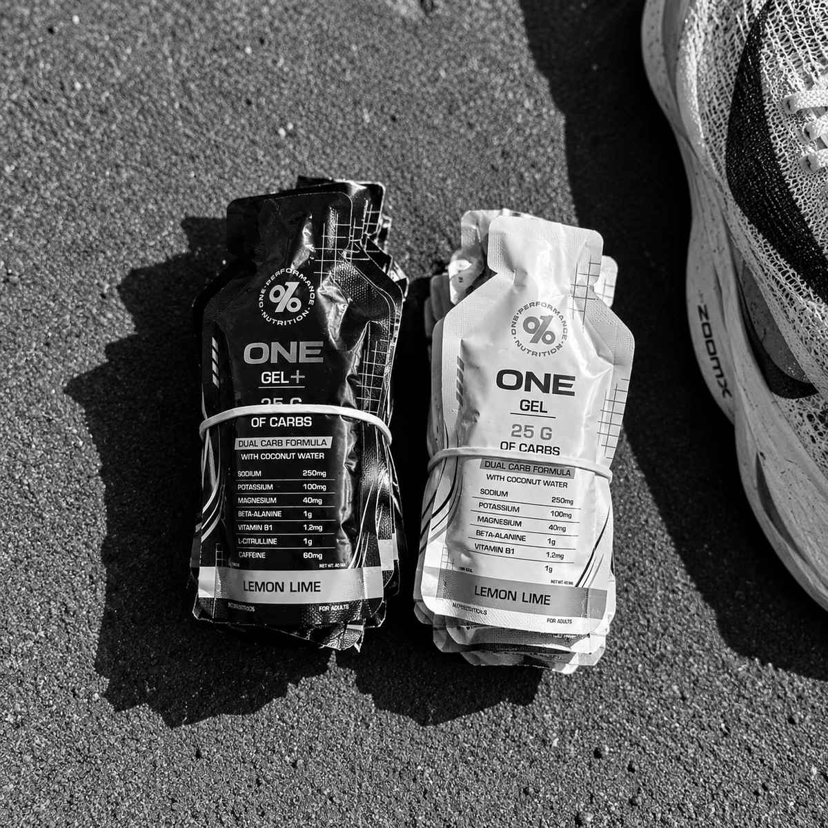 ONE Gel energy gel Lemon Lime, 250mg sodium, 100mg potassium, 40mg magnesium
