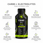 ONE Gel+ Energy Gel (Caffeinated) — Lemon Lime