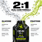 ONE Gel+ Energy Gel (Caffeinated) — Lemon Lime
